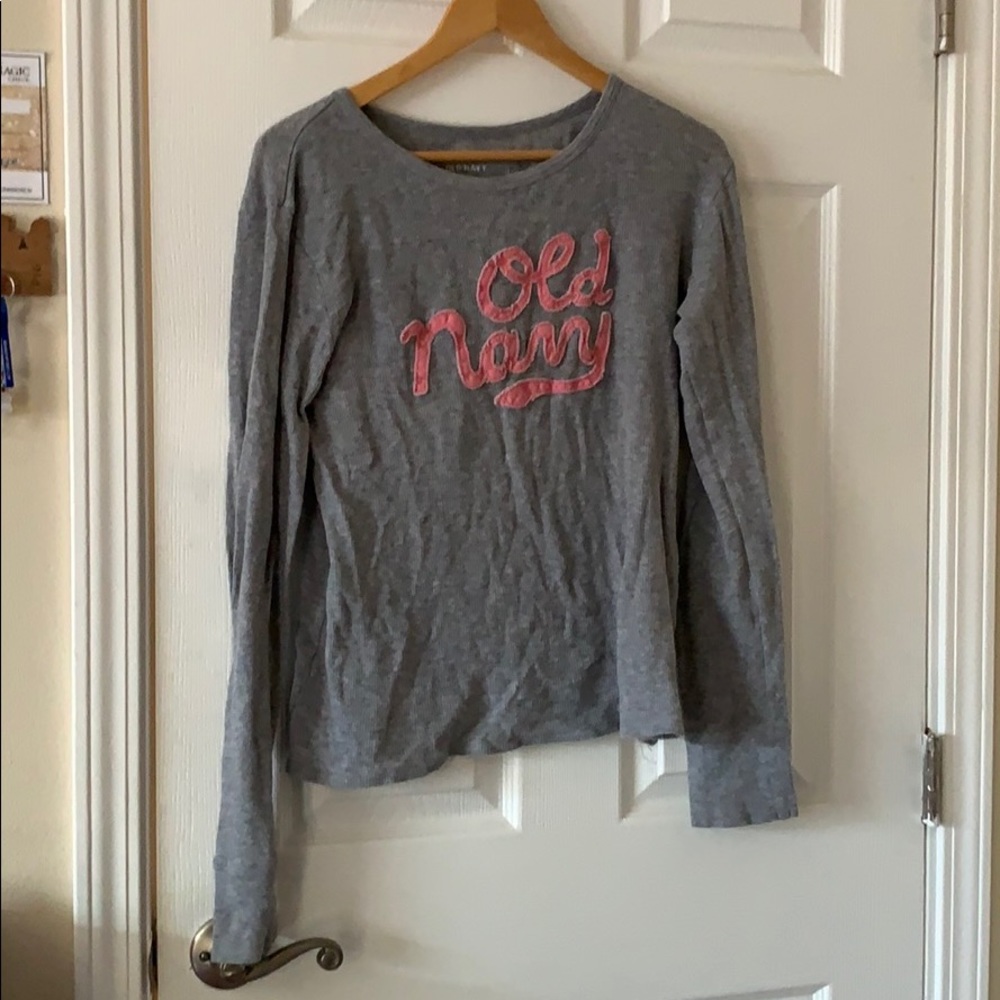 Grey Cotton Long Sleeves